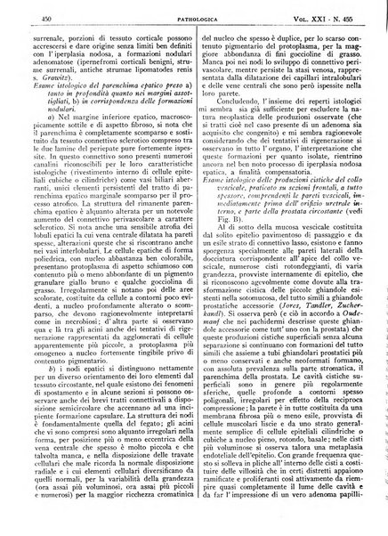 Pathologica rivista quindicinale