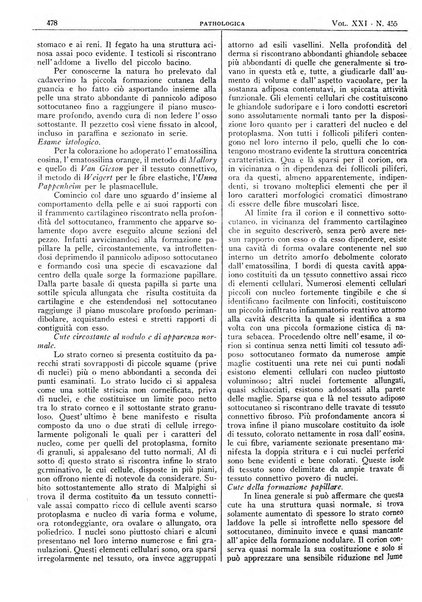 Pathologica rivista quindicinale