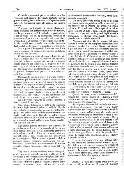 Pathologica rivista quindicinale