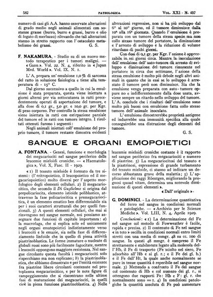 Pathologica rivista quindicinale