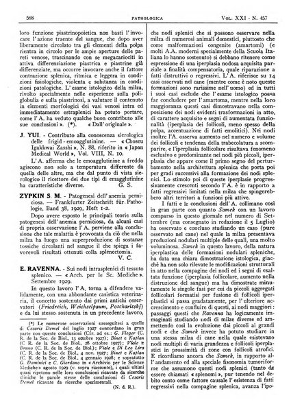 Pathologica rivista quindicinale