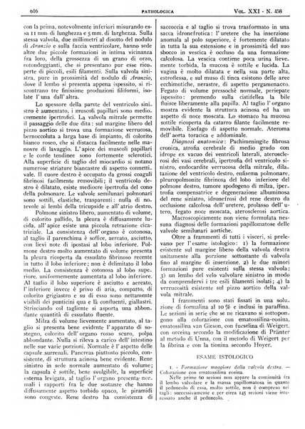 Pathologica rivista quindicinale