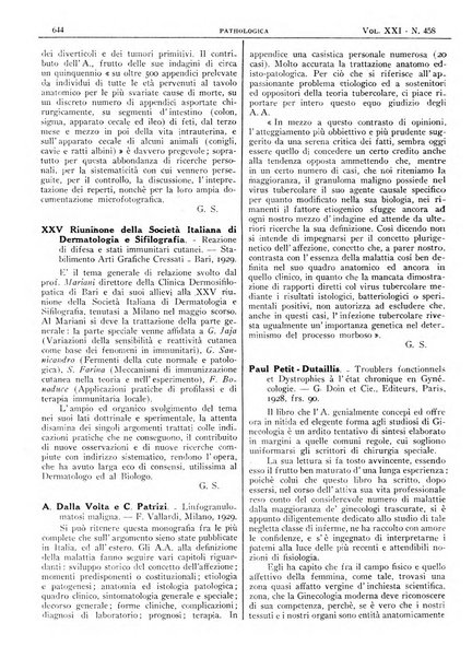 Pathologica rivista quindicinale