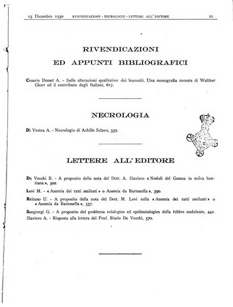 Pathologica rivista quindicinale