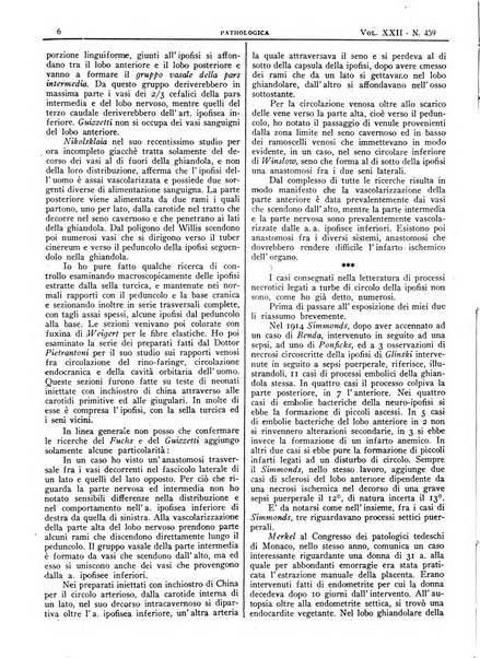 Pathologica rivista quindicinale