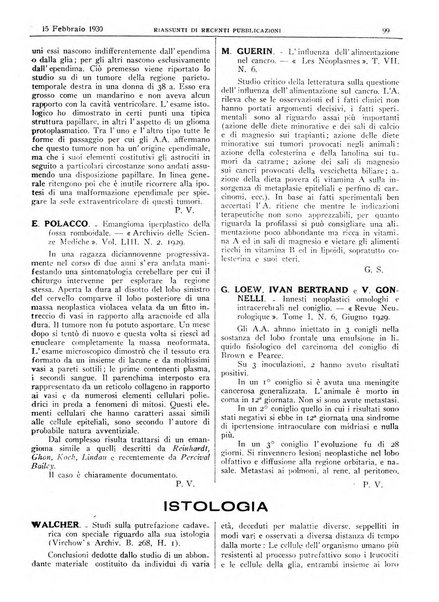 Pathologica rivista quindicinale