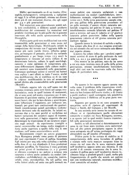 Pathologica rivista quindicinale