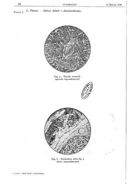 Pathologica rivista quindicinale