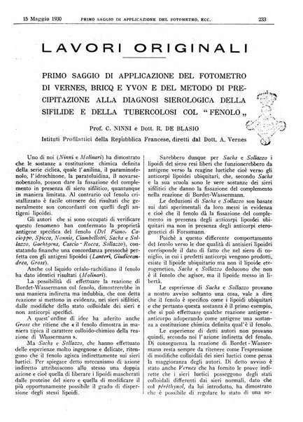 Pathologica rivista quindicinale