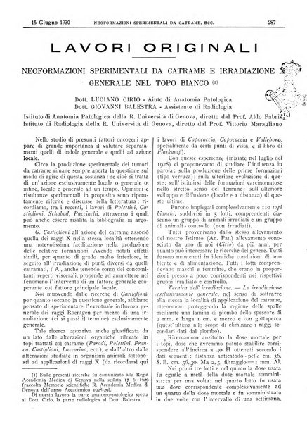 Pathologica rivista quindicinale