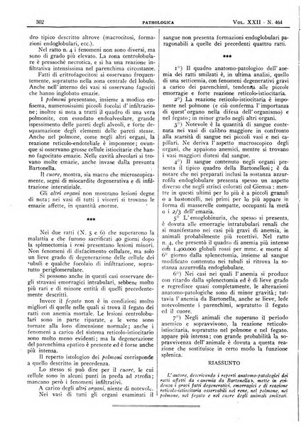 Pathologica rivista quindicinale