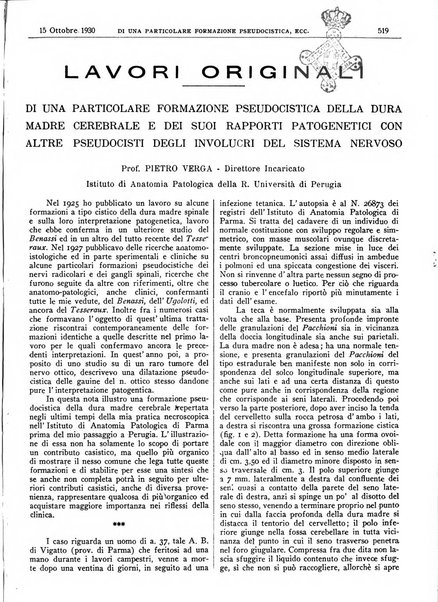 Pathologica rivista quindicinale