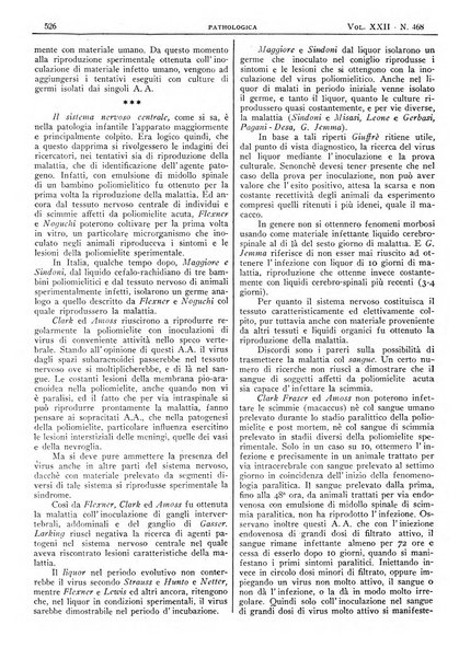 Pathologica rivista quindicinale