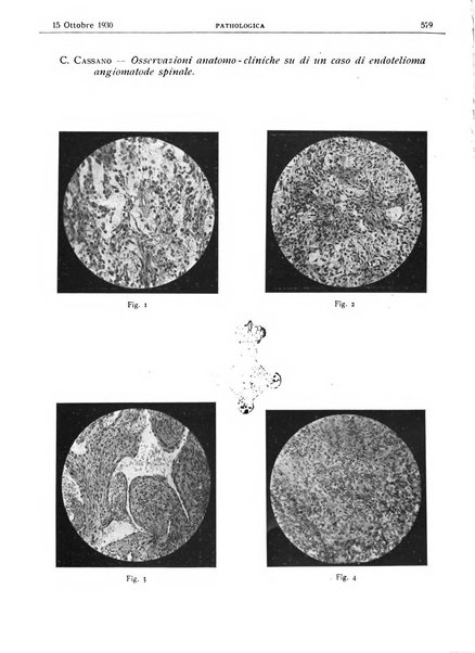 Pathologica rivista quindicinale