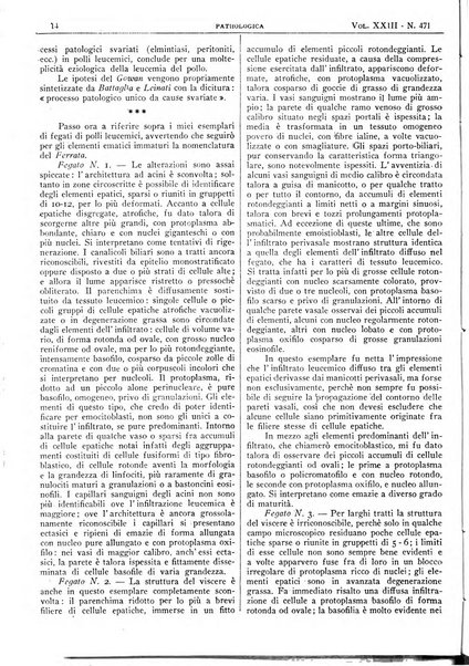 Pathologica rivista quindicinale