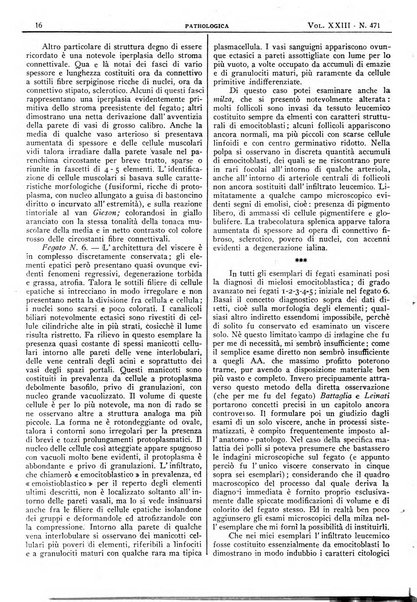 Pathologica rivista quindicinale