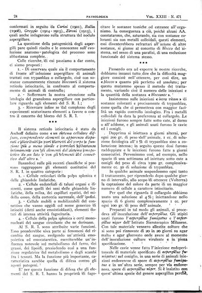 Pathologica rivista quindicinale