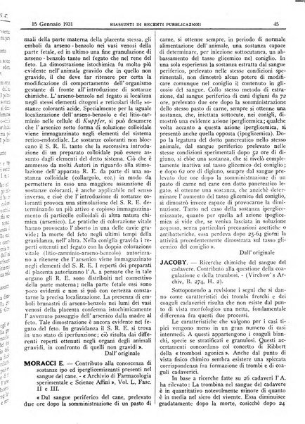 Pathologica rivista quindicinale