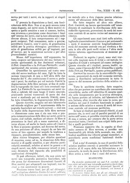 Pathologica rivista quindicinale