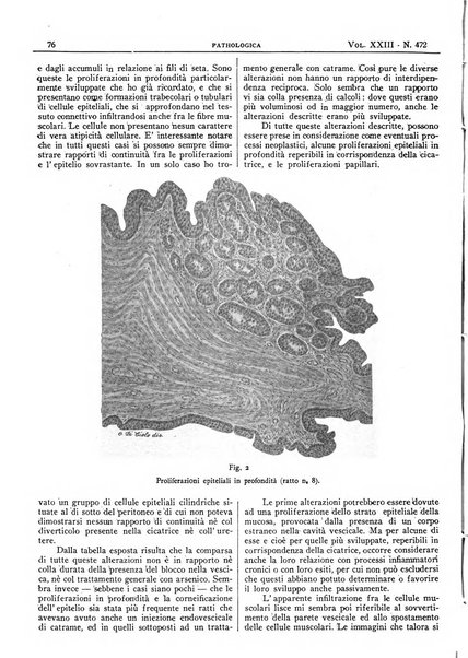 Pathologica rivista quindicinale