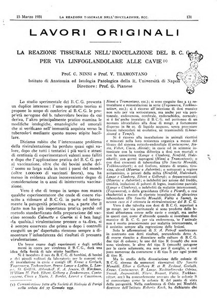 Pathologica rivista quindicinale