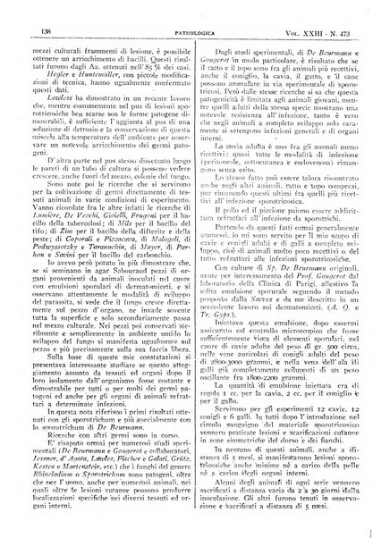 Pathologica rivista quindicinale