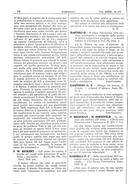 Pathologica rivista quindicinale