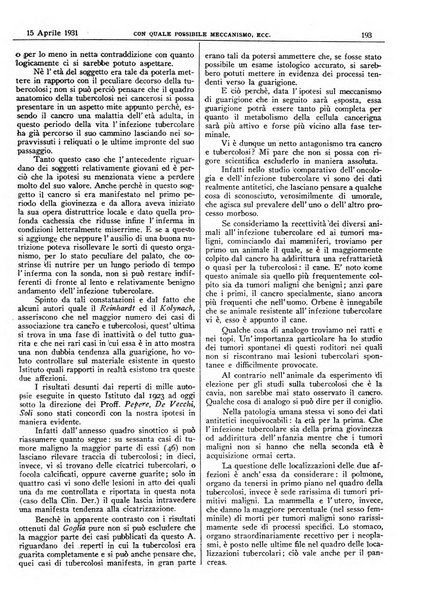 Pathologica rivista quindicinale