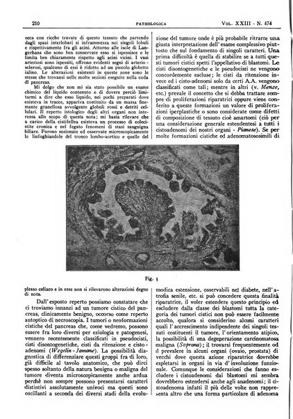 Pathologica rivista quindicinale