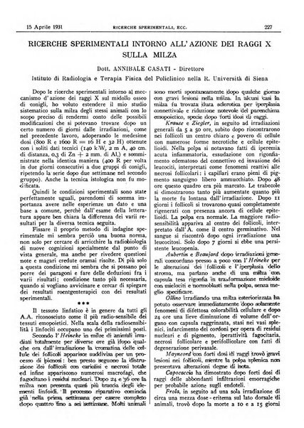 Pathologica rivista quindicinale