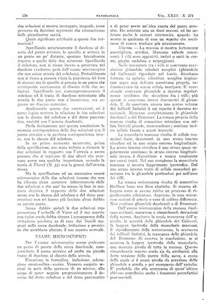 Pathologica rivista quindicinale