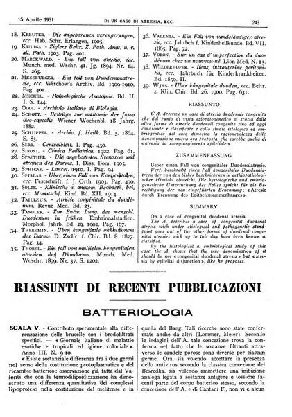 Pathologica rivista quindicinale