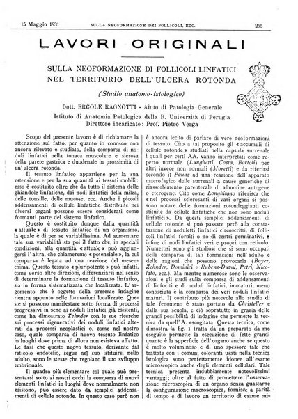 Pathologica rivista quindicinale