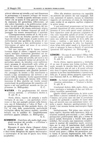 Pathologica rivista quindicinale