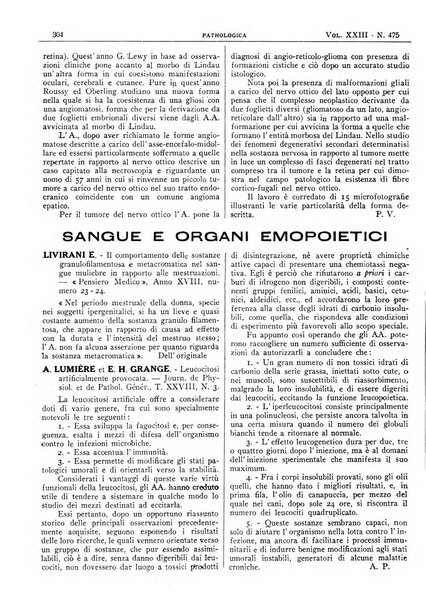 Pathologica rivista quindicinale