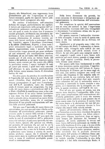 Pathologica rivista quindicinale