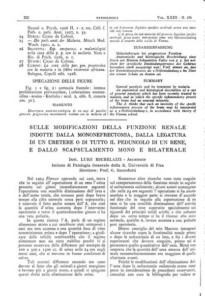 Pathologica rivista quindicinale