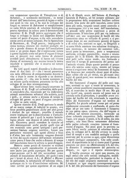 Pathologica rivista quindicinale