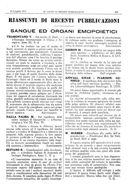 Pathologica rivista quindicinale