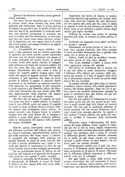 Pathologica rivista quindicinale