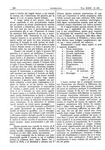 Pathologica rivista quindicinale