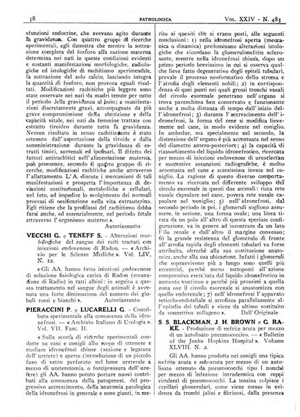 Pathologica rivista quindicinale