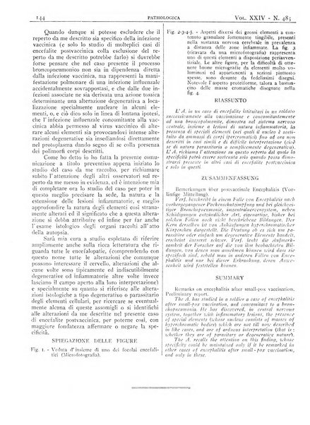 Pathologica rivista quindicinale