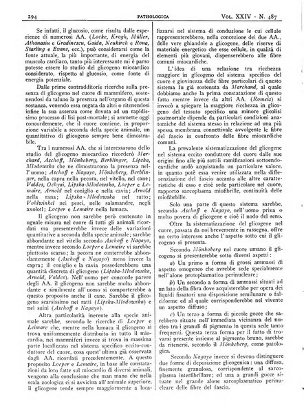 Pathologica rivista quindicinale