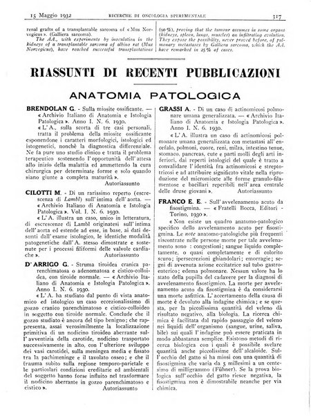 Pathologica rivista quindicinale