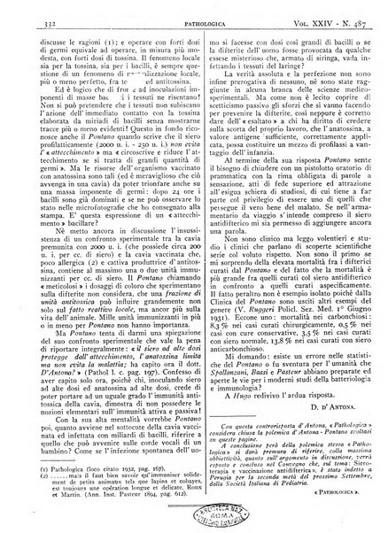 Pathologica rivista quindicinale