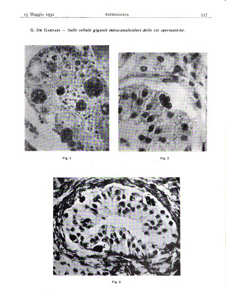 Pathologica rivista quindicinale