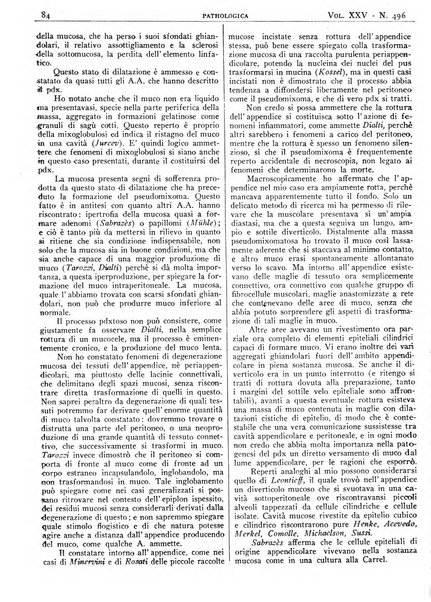 Pathologica rivista quindicinale