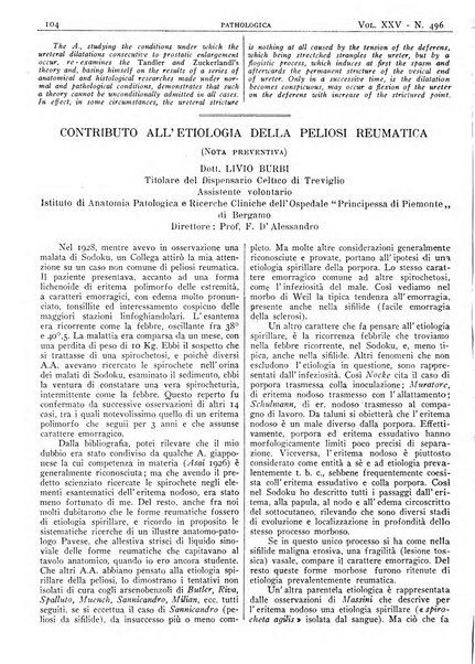 Pathologica rivista quindicinale