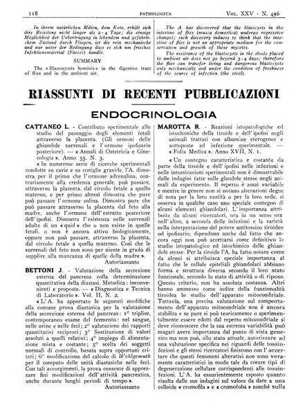 Pathologica rivista quindicinale